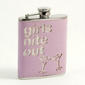 Stainless "Girls Nite Out" Flask - 6 Oz.